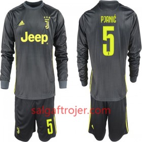 Juventus Fodboldtrøjer Miralem Pjanic 5 Børn Udebanesæt 2018/19 Langærmet